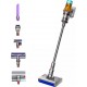 Dyson V12s Detect Slim Submarine Επαναφορτιζόμενη Σκούπα 2 σε 1 Stick & Χειρός Yellow/Iron/Nickel 485350-01
